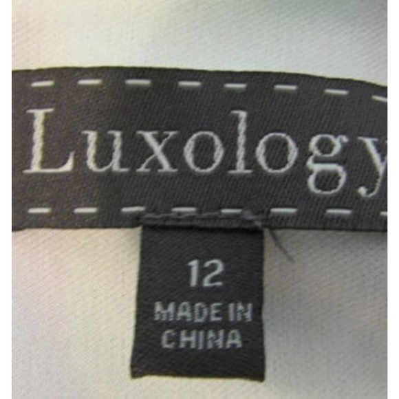 Luxology Womens Multi Color Stripped Dress Size 12 - Picture 3 of 4